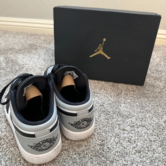 Nike Air Jordan 1 Low Lt Smoke Grey/Black-White - Picture 2 of 4